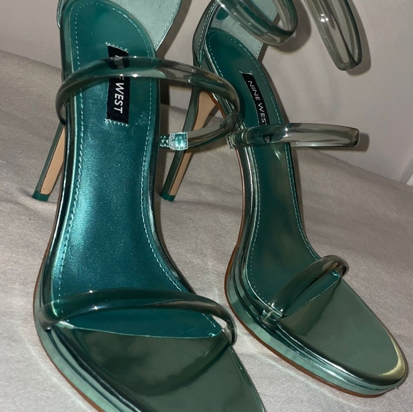 NEW Nine West Green Heels for Women SIZE 8.5 - Picture 9 of 11